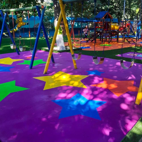 Pisos para parques en EPDM y SBR